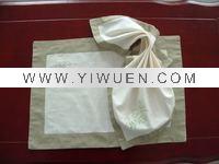 Wholesale white linen table napkin