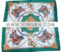 Wholesale digital printed silk twill handkerchief