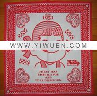 Wholesale 100% cotton printed handkerchief,printed handkerchief,cotton handkerchief,good handkerchief