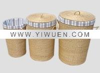 Wholesale rush basket,rush laundry basket,seagrass basket