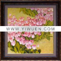 Wholesale High Quality Handmade Flower Oil Paintings Frame Oil Painting