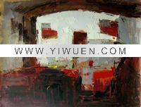 Wholesale 100% Handmade Modern Abstract Oil Painting on Canvas