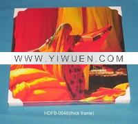 Wholesale india lady streched canvas painting