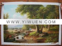 Wholesale traditional landscape decoration oil painting