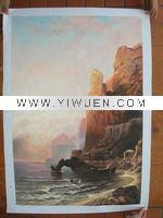 Wholesale landscape decoration art work oil painting