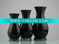 elegant glass vase