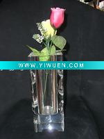 Wholesale refine clear glass vase craft