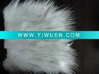 Wholesale white with tip-dyed fur accessories