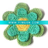 Wholesale crochet flower,garment accessory,home decoration,handmade flower