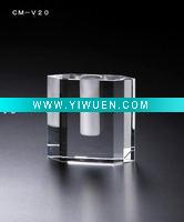 Wholesale optical glass vase,2010new design vase, mini vase