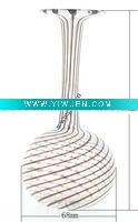 Wholesale decoration glass craft,blown glass vase,160x68mm Exquisite