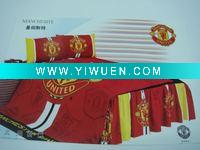 Wholesale football fans printing bedding set/world cup 4pcs bedding set/football souvenirs/bedroom accessories