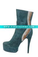 Wholesale Fashion Cashmere Half Boot(BX45-1)