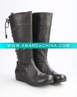 Newly fashion genuine leather boots