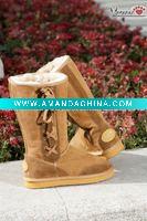 Wholesale Super quality Australia sheepskin fur boot for women in winter purely handmade and very fashion and sexy