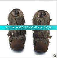 Wholesale keep warm fashion designe girls boots shoes