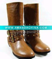 Wholesale fashion boot, half boot, Classical style ,Leisure boots,rivets boot, 3809-1