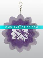 Wholesale 10" Decorative Laser cut Garden Wind Spinner - Dragonfly