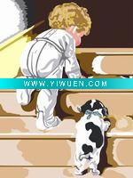 Wholesale chirstmas gift 100% handmade digital canvas oil painting