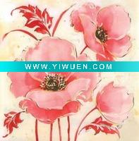 Wholesale Chinese popular Red flower Painting