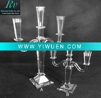 Wholesale Shining and Purity Crystal Candlestick