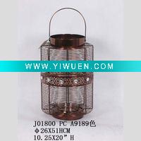 Wholesale metal wire waved lantern