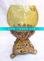 Wholesale vintage glass candle cup