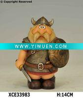 Wholesale polyresin figurine for Viking man