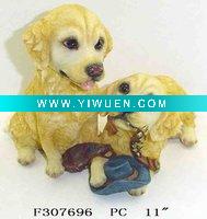 Wholesale Polyresin Dog for Garden Decoration