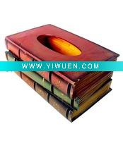 Wholesale Tissue box in book design