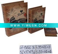 Wholesale wood book storage box
