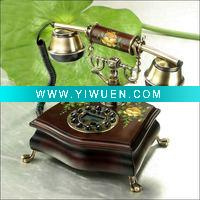 Wholesale Wooden decorative telephone with CID