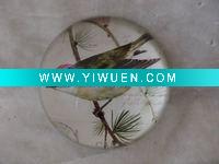Artistic crystal paperweight office stationery