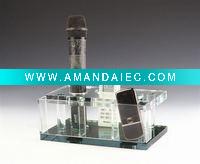 Wholesale crystal microphone holder