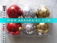 Wholesale 5-10cm Plastic Christmas Ball
