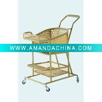 Wholesale modern rattan baby pushcart RBC002
