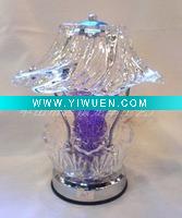 Glass aroma diffuser table lighting