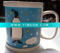 Wholesale fashion 3d soft PVC mug cup