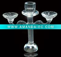 Wholesale glass candelabra,glass candle holder