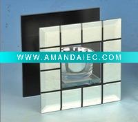 Glass Candle Holder ( c1-23)