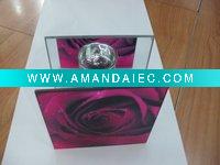 Wholesale Valentine glass/crystal craft decorative candle holder
