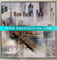 Wholesale crystal lacquer painting