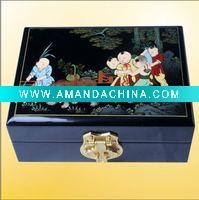 Wholesale Exqusite hand-made lacquerware- small wooden box