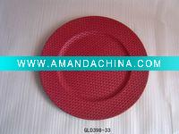 Wholesale RED BAMBOO PLATE