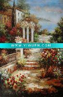 Wholesale Printed Oil Painting-Mediterranean View Painting