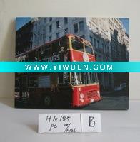 Wholesale wooden frame bus canvas picture prints