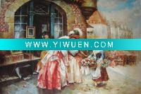 Wholesale Printed Oil Painting-Beautiful Lady Oil Painting