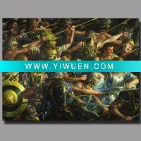 Wholesale wrapped printed canvas abstract oil painting-figure