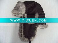 Wholesale chinchilla rabbit fur hat