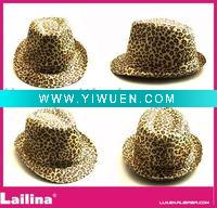 Wholesale Leopard non-mainstream jazz pop cap hat